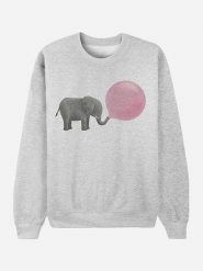 WOOOP Bluza "Jumbo Bubble Gum" w kolorze szarym rozmiar: XXL. Szare bluzy damskie Wooop, xxl, bez wzorów, bez kaptura. Za 92.45 zł.
