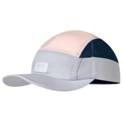 Czapka z daszkiem Damska Buff 5 Panel Go Cap. Szare czapki z daszkiem damskie Buff, bez wzorów, z elastanu. W wyprzedaży za 76.46 zł.
