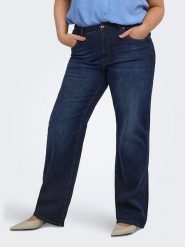 ONLY Carmakoma Dżinsy - Wide leg - w kolorze granatowym rozmiar: 42/L30. Niebieskie jeansy damskie Only Carmakoma. Za 194.95 zł.