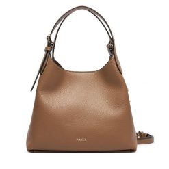 Torebka Furla. Brązowe torebki klasyczne damskie Furla, bez dodatków. Za 2,019.00 zł.