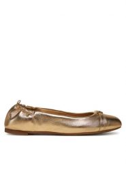 MICHAEL Michael Kors Baleriny Mandy Flex Ballet 40S5MAFP1M Złoty. Żółte balerinki damskie MICHAEL Michael Kors, bez wzorów, ze skóry. Za 339.99 zł.