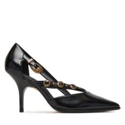 Szpilki PINKO. Czarne szpilki damskie Pinko, bez wzorów, bez obcasa, na szpilce, bez zapięcia. Za 1,119.00 zł.