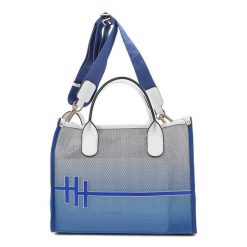 Granatowa Stylowa Damska Torebka Hispanitas. Niebieskie shopper bag Hispanitas, na ramię, bez dodatków. Za 499.00 zł.