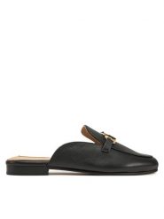 Liu Jo Klapki Emel 02 SA5035 PX460 Czarny. Czarne klapki damskie Liu Jo, bez wzorów, ze skóry, bez obcasa, bez zapięcia. Za 369.99 zł.
