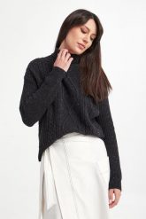 Golf damski wełniany Favore MAX MARA LEISURE. Golfy damskie Max Mara Leisure, xs, bez wzorów, z wełny, bez ramiączek. W wyprzedaży za 794.92 zł.