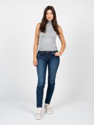 Guess Jeansy "Anette" | W2RA18 D4KH6 | Kobieta | Niebieski. Niebieskie jeansy damskie Guess, z aplikacjami, z bawełny, długie. W wyprzedaży za 289.00 zł.