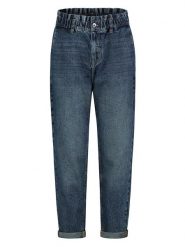 Sublevel Dżinsy - Tapered fit - w kolorze granatowym rozmiar: S. Niebieskie jeansy damskie Sublevel, z podwyższonym stanem. Za 100.99 zł.