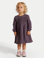 Coccodrillo Sukienka codzienna ZC4128102PGN Fioletowy Regular Fit. Fioletowe sukienki dziewczęce COCCODRILLO, bez wzorów, z bawełny, bez ramiączek, proste. Za 69.99 zł.