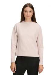 BETTY & CO Bluza w kolorze jasnoróżowo-kremowym rozmiar: 38. Brązowe bluzy damskie Betty & Co, bez wzorów, bez kaptura. Za 134.95 zł.