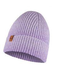 Buff Czapka "Marin" w kolorze fioletowym rozmiar: onesize. Różowe czapki damskie Buff, bez wzorów, ze splotem. Za 95.95 zł.