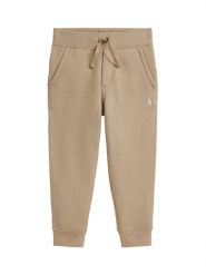 Polo Ralph Lauren Spodnie dresowe 322799362504 Beżowy Regular Fit. Brązowe spodnie dresowe chłopięce Polo Ralph Lauren, z bawełny. Za 329.99 zł.
