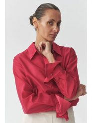 TATUUM Koszula "Berry" w kolorze koralowym rozmiar: 44. Czerwone koszule damskie TATUUM, bez wzorów, bez kołnierzyka, bez ramiączek. Za 152.98 zł.