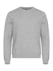 Clique Basic Roundneck bluza unisex z okrągłym dekoltem — stabilizowany. Szare bluzy damskie CLIQUE, m, bez wzorów, z bawełny, bez kaptura. Za 149.58 zł.