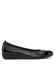 Caprice Baleriny 9-22103-42 Czarny. Czarne balerinki damskie Caprice, bez wzorów, ze skóry. Za 150.99 zł.