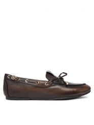 Guess Mokasyny FLFAA2 LEP14 Brązowy. Brązowe mokasyny damskie Guess, ze skóry, bez obcasa. Za 544.99 zł.