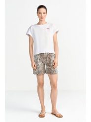 Rich & Royal Koszulka w kolorze białym rozmiar: XS. Białe bluzki damskie Rich & Royal, xs, bez wzorów, z bawełny, bez kołnierzyka, bez ramiączek. Za 86.95 zł.