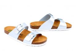 DR. BRINKMANN 700993-55 hellblau, klapki damskie. Niebieskie klapki damskie Dr. Brinkmann, bez wzorów, bez obcasa, bez zapięcia. Za 204.90 zł.