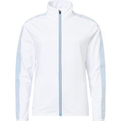 Kurtka dresowa midlayer damska Abacus Bovey. Białe kurtki damskie ABACUS, bez wzorów, z dresówki, bez kaptura. Za 411.35 zł.