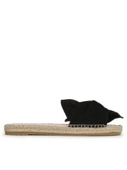 Manebi Espadryle Sandals With Knot K 1.0 JK Czarny. Czarne espadryle damskie Manebi, bez wzorów, ze skóry, bez obcasa. Za 449.99 zł.