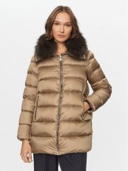 Hetregó Kurtka puchowa Sena 8K603F 23WD02 Brązowy Regular Fit. Brązowe kurtki damskie HETREGO, bez wzorów, z puchu, bez kaptura. Za 3,009.00 zł.
