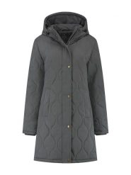 MGO leisure wear Kurtka przejściowa "Lauren" w kolorze szarym rozmiar: S. Szare kurtki damskie MGO leisure wear, s, bez wzorów, bez kaptura. Za 339.99 zł.