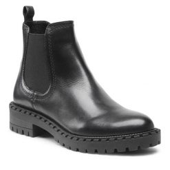 Sztyblety Lasocki. Czarne botki damskie Lasocki, bez obcasa, na płaskiej podeszwie, bez zapięcia. Za 215.99 zł.