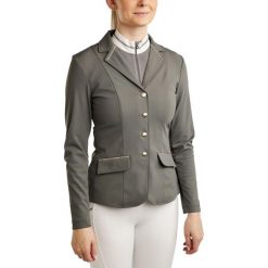 Damska kurtka jeździecka Montar MoLila. Niebieskie kurtki damskie MONTAR, bez wzorów, z elastanu, bez kaptura. Za 791.50 zł.