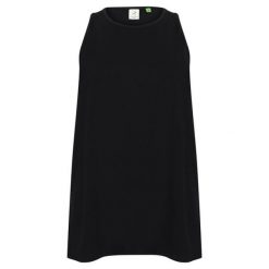 Koszulka Damska Z Odkrytymi Plecami. Czarne koszulki damskie TOMBO, bez wzorów, bez kołnierzyka, bez ramiączek. Za 96.99 zł.