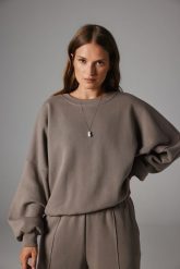 BLUZA JESS TAUPE One size - Flawless. Bluzy damskie Flawless, bez wzorów, bez kaptura. Za 349.00 zł.