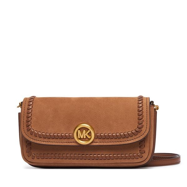Torebka MICHAEL Michael Kors. Brązowe listonoszki damskie MICHAEL Michael Kors, bez wzorów, bez dodatków. Za 1,129.00 zł.