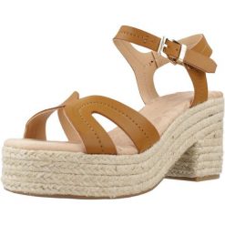 Sandały MTNG 51730M Brązowy. Brązowe sandały damskie mtng, bez wzorów, z syntetyku, bez obcasa, bez zapięcia. Za 152.99 zł.