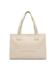 LOVE MOSCHINO Torebka JC4045PP1OLE0110 Écru. Torebki klasyczne damskie Love Moschino, ze skóry, bez dodatków. Za 939.99 zł.