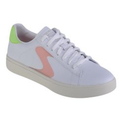Tenisówki Skechers Model 185000s Kolor Biały. Białe obuwie sportowe damskie Skechers, z syntetyku, bez zapięcia, tenisowe. Za 259.99 zł.