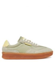 Steve Madden Sneakersy Euphoria SM11003591 Zielony. Zielone obuwie sportowe damskie Steve Madden, ze skóry, bez zapięcia. Za 359.99 zł.