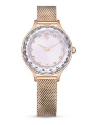 Swarovski Zegarek kwarcowy w kolorze różowozłoto-białym rozmiar: onesize. Białe, analogowe zegarki damskie Swarovski, ze stali. Za 674.99 zł.