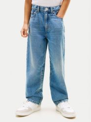 Tommy Hilfiger Jeansy KB0KB10401 Niebieski Relaxed Fit. Niebieskie jeansy chłopięce Tommy Hilfiger, z bawełny. Za 209.99 zł.