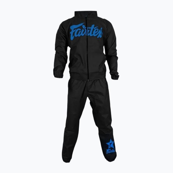 Kombinezon sauna Fairtex Vinyl. Czarne kombinezony damskie FAIRTEX, s, bez wzorów, z materiału, bez kołnierzyka, bez ramiączek, długie. Za 529.99 zł.