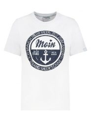 Eight2Nine Koszulka w kolorze białym rozmiar: M. Białe koszulki damskie Eight2Nine, m, bez wzorów, z bawełny, bez kołnierzyka, bez ramiączek. Za 61.17 zł.