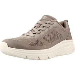 Buty SKECHERS BOBS ARCH FIT ELEV8 Beżowy. Brązowe obuwie trekkingowe damskie Skechers, z tkaniny, bez zapięcia. Za 282.99 zł.