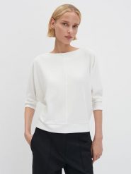 Someday Sweter w kolorze białym rozmiar: 38. Białe swetry klasyczne damskie someday., prążkowane, bez kołnierzyka. Za 158.10 zł.