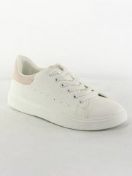 Sixth Sens Sneakersy "Sixth Sense" w kolorze biało-jasnoróżowym rozmiar: 41. Białe obuwie sportowe damskie Sixth Sens, bez zapięcia. Za 86.99 zł.