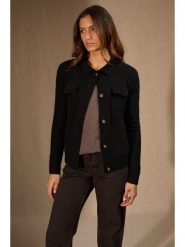 Perfect Cashmere Kaszmirowy kardigan "Friume" w kolorze czarnym rozmiar: M. Czarne kardigany damskie Perfect Cashmere, m, bez wzorów, z kaszmiru. Za 1,000.99 zł.