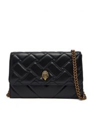 Kurt Geiger Torebka Kensington Chain 648300109 Czarny. Czarne torebki wieczorowe damskie Kurt Geiger, bez wzorów, ze skóry, bez dodatków. Za 659.99 zł.