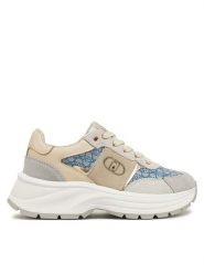Liu Jo Sneakersy Eva 02 BA5065 PX617 Szary. Szare obuwie sportowe damskie Liu Jo, ze skóry, bez zapięcia. Za 449.99 zł.
