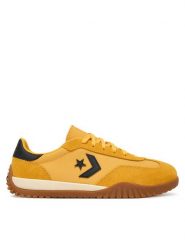 Converse Sneakersy Run Star Trainer Suede A16659C Żółty. Żółte obuwie sportowe damskie Converse, ze skóry, bez zapięcia. Za 379.99 zł.