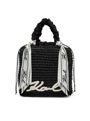 KARL LAGERFELD Torebka B2W46073 Czarny. Czarne torebki klasyczne damskie KARL LAGERFELD, z materiału, bez dodatków. Za 779.99 zł.