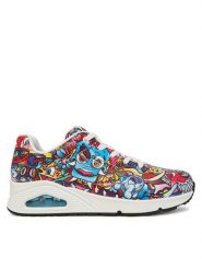 Skechers Sneakersy Skechers X Vexx Uno-Color Doodle 177973/MLT Kolorowy. Obuwie sportowe damskie Skechers, ze skóry, bez zapięcia. Za 259.99 zł.