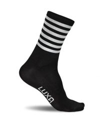 Skarpetki Rowerowe Luxa Stripes. Białe skarpetki damskie LUXA, bez wzorów, z materiału. Za 49.90 zł.