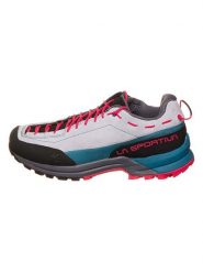 LA SPORTIVA Skórzane buty turystyczne "Tx Guide" w kolorze szaro-niebiesko-czerwonym rozmiar: 40. Niebieskie obuwie trekkingowe damskie La Sportiva, z materiału, bez zapięcia. Za 549.06 zł.