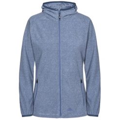 Bluza Polarowa Damska Jennings. Niebieskie bluzy damskie Trespass, na zimę, l, bez wzorów, z materiału, z kapturem. Za 100.99 zł.